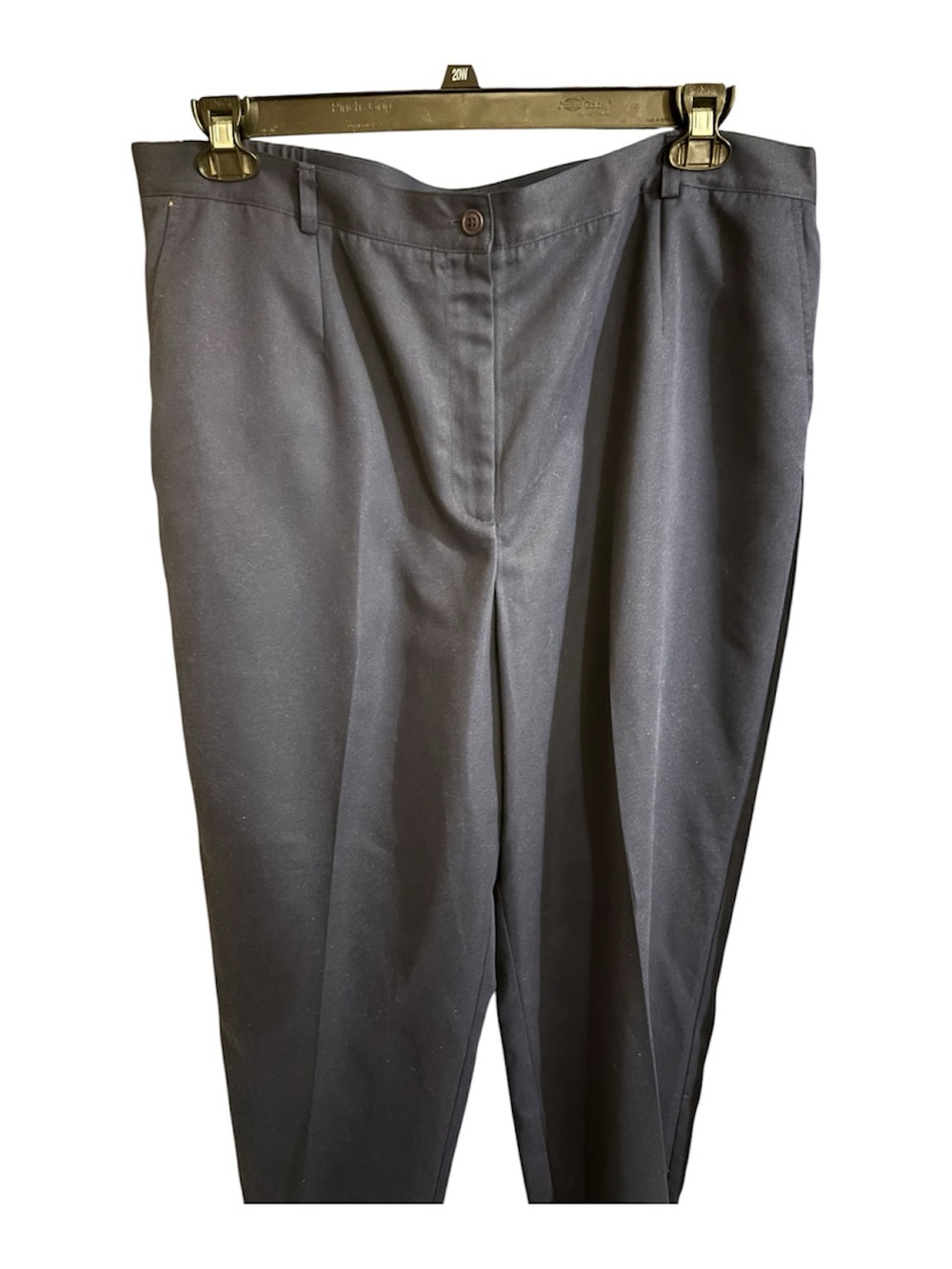 Appleseed's Navy Straight-Leg Trousers